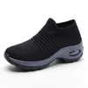 2022 Zapatos de mujer de gran tamaño Cojín de aire Flying Knitting Sneakers Over-To Shoy Fashion Casual Socks Shoe WM1018