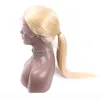 Perruque en dentelle complète 613 Blonde Blonde Swiss Hd Transparent en dentelle Frontal Perruques avec cheveux de bébé sans gluant brésilien en dentelle en dentelle Vierge Vierge Wig8096036