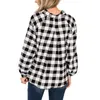 Femmes à manches longues chemise à carreaux 2022 mode dames automne printemps lâche décontracté Streetwear Blouse haut S-2XL chemisiers pour femmes chemises