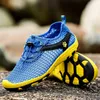 2021Aqua Buty dla człowieka Mesh Oddychająca Plaża Buty Wody Morza Kemping Kobiety Niepoślizgowe Sneakers Outdoor Surfing During X0728