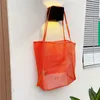 30pcs Shopping Bags Femmes Casual Nylon Mesh Grande Capacité Protable Open Totes