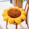 Net Red Realistic Sunflower Plush Toy Gigante Simulação Suave Sun Flor Quarto Janela Decoração Almofada Almofada de Carro 28inch 70cm Dy50983