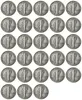 US 1916-1945 PSD 79PCS Mercury Head Ten Cents(Dimes) Craft Silver Plated Copy Factory Price nice home Accessories Coin