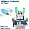 Machine de cavitation RF à cryolipolyse amincissante rapide CRYO Fat Freeze Lipo Laser Machines à vendre 360 degrés 2 ans de garantie Nouvelle technologie