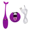 Pallottola Vibratore Telecomando G-Spot Simulator Palla vaginale Plug anale Vibrante Love Egg Masturbatore Giocattoli sessuali per donne Adulti P0818