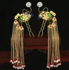 Vintage chinois mariée coiffure couronnes bandes de cheveux diadèmes pinces à cheveux coiffes bijoux bandeaux