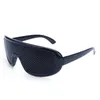 Lunettes à sténopé noires Anti-Fatigue, lunettes de soleil à petit trou, myopes, plastique de haute qualité Drop7833476