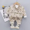 Girls Boy Coat New Clothing Ensembles de printemps Vêtements de printemps Baby Fashion Touling Veste Pantalon Twopiece Suit A0268595106