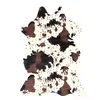 Faux Cowhide Rug Animal Pattern Carpet Cow Print Rug For Bathroom Living Room Skins Doormat Home Textile Black White 210329