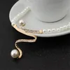 Earrings & Necklace Bijoux Femme High-end Classic Fashion Woman Pearl Set Mother's Day Gift For Women Birthday Kpop Jewelry