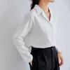 Płaszcze i kurtki kobiety z długim rękawem Kobieta V-Neck Office Dama dla Black E50 210602