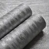 Wallpapers Industrial Texture Plain Wallpaper Roll Metallic Glitter Silver Shiny Bedroom Corridor Home Decor