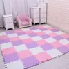 24 unids/set bebé espuma EVA puzle alfombra de juego/alfombras para niños alfombra de juguetes para niños baldosas de ejercicio entrelazadas, cada uno: 29*29*0,8 cm 210320