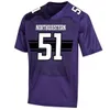 2021 Northwestern Wildcats Football College Jersey Hunter Johnson Evan Hull Bryce Kirtz Chris Bergin