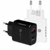 LED Light Fast Quick Charger EU US 20W PD Type c USB-C Wall Charger For Iphone 12 13 14 15 Samsung Htc Android phone pc mp3