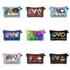 Peace Love Beauty printed Girls Handbags Cosmetic Bag Polyester Large Capacity Washing Bags Fashion Portable Zipper Storage Pack Wallets RRD