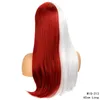 60 cm Meu herói Academia Cosplay Cabelo Sintético Perucas Misture Onda Cor Perruques de Chaveux Humanos Wig-313