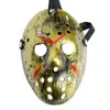 Commercio all'ingrosso 6 Maschere Full Face Masquerade Jason Cosplay Skull Mask Jason vs Friday Horror Hockey Costume di Halloween Maschera spaventosa Festival Maschere per feste F0224