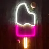 Party Decoration Led Neon Light Acrylic Transparent Backboard Signboard Lamp Popsicle Play Room Bedroom Decor Christmas Gifts