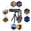 4K 10-300X40mm Super Telepo Zoom monoculaire télescope Portable plage voyage Camping prend en charge Smartphone pour prendre des photos