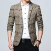Liseaven Blazers Men Jackor Ankomst Man Plus Storlek 5XL Slim Fit Coat s Blazer Jacket 210811