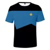Film Star Trek T-Shirt Männer/Frauen Sommer Streetwear Kurzarm Kpop Plus Größe Star Trek Cosplay T-Shirt Streetwear 2020 Neues Top X0602
