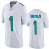 Tyreek Hill Tua Tagovailoa Football Jersey Jaylen Waddle Dan Marino Jerseys