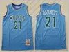 Goedkoop Mitchell en Ness Basketball Tim Duncan Jersey Spud Webb 4 Dikembe Mutombo 55 Tyrone Muggsy Bogues 1 Larry Johnson 2 Alonzo Mourning 33 Kevin Garnett 21 Retro