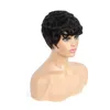 Human Hair lace wigs Fluffy natural short curls fashion Brazilian tousle 150 Density factory whole44186247960305