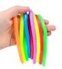 TPR Stress Relief Toy Stretch String String Fidget Funny Pull Borracha Borracha Sensory Brinquedos Noodles Anti Macio Cola Elástica Rope Neon Autism Presente de Noodle para Crianças