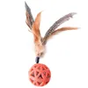 Cat Toys Teaser Toy Funny Relieving Stuffy Four-in-one Feather Ringing Paper Bell Ball Boredom Bells Rang