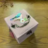 Jewelry Pouches, Bags Chinese Embroidered Flowers Velvet Box Bracelet Watches Travel Storage For Women Gift Packaging