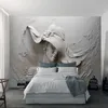 Custom tapeter 3d stereoskopisk präglad grå skönhet oljemålning modern abstrakt konst väggmålning vardagsrum sovrum tapet