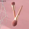 Makeup Brushes FUQUE 11pcs Pink Set Soft Hair Powder Foundation Eyebrow Eyeshadow Blush Make Up Beauty Cosmestic Tools Kit 2021