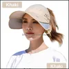 Casquettes Chapeaux Athlétique Comme Sports De Plein Air Toile Portable 7 Couleurs Crème Solaire Casquette De Ballon Chapeau De Plage En Plein Air Ventilation Confortable Rétractable