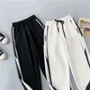 Houzhou Oversize Spodnie Kobiet Streetwear Baggy Spodnie Dorywcze Spodnie Joggers Black Hip Hop Sports Loose 211216