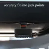 4ピースの新しいジャックパッドアダプタのゴム製の貯蔵ケースバッグボックスツール持ち上がる安全な頑丈なテスラモデル3 S x