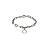 Mode ketting straat unisex armband cirkel hanger kettingen voor man vrouw sieraden