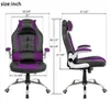 Living Room Furniture Modern Ergonomic Office Chair High Back Racing Style Reclining Computer Gaming Swivel Game Seat For Home8413862