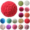 6 Inch Dia Wedding Silk Pomander Kissing Ball Artificial Flower Balls Ornament for Home Garden Market Decor