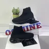 Designer sock shoes men women Graffiti White Black Red Beige Pink Clear Sole Lace-up Neon Yellow socks speed runner trainers flat platform sneakers casual 36-47