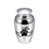 Urn di cremazione per animali domestici Mini Keepsake Jar Pendente in lega di alluminio Memorial Memorial Keepsake Urns for Dogs Cats Ashes Holder