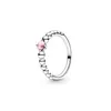 2021 Spring Pandora Ring 925 Sterling Silver Bead color Rings Original Fashion DIY Charms Jewelry For women Making