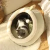 甘い猫のベッド暖かいペットバスケットキャリア居心地の良い子猫のラウンジャークッションハウステント非常に柔らかい小さな犬のマットバッグ洗える洞窟のための袋wll1232