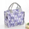 女性のためのバッグオーガナイザーポータブルランチメンズクーラーボックストートオックスフォード布断熱ピクニック
