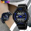 Skmei Marke 0931 Outdoor DrMilitary Uhr Relogio Digital Analog Quarz Uhren Led Wasserdichte Uhr Männer Casual Armbanduhr X0524
