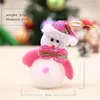 Bonito LED Snowman Deer Bear Decoração de Natal Flash Luminous Iluminado Papai Noel enfeites para árvore de Natal e presentes de decoração de Natal