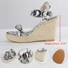 Women Shoes Platform Sandals Women Peep Toe High Wees Heel Ankle Buckles Sandalia Espadrilles Female Sandals Shoes X0728