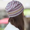 Winterstipe hoeden voor dames wollen gebreide petten Casual schedels beanies zachte warme mode dames buiten skipap haak hoed beanie/schedel eger