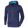 Mannen Designer Hoodies Topkwaliteit Mens Kleding Merk Luxe Borduurwerk Lange Mouw Engeland Stijl Casual 100% Katoen Kleding Vier Kleuren met Rits Dikke jassen